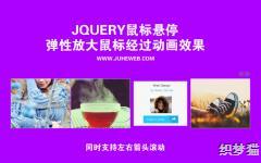 jQuery�����ͣ���ԷŴ���꾭������Ч�����